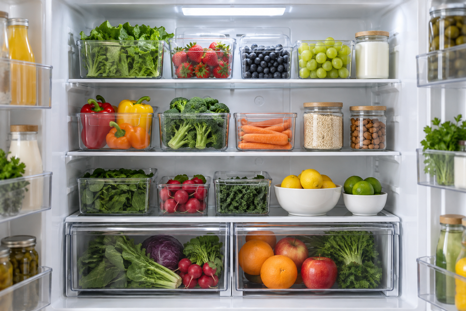 Como organizar a geladeira pra comida durar mais