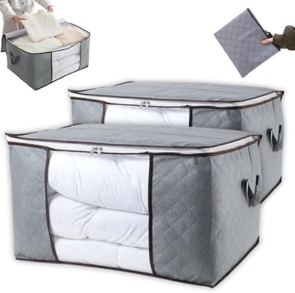 Kit C/2 Bolsas Organizadoras Multiuso com Zíper e Visor Transparente (Bigzu)